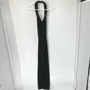PrettyLittleThing NWT Black cowl Neck maxi dress US 6